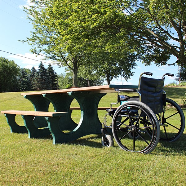 ADA Compliant Tuff Easy Access Picnic Table
